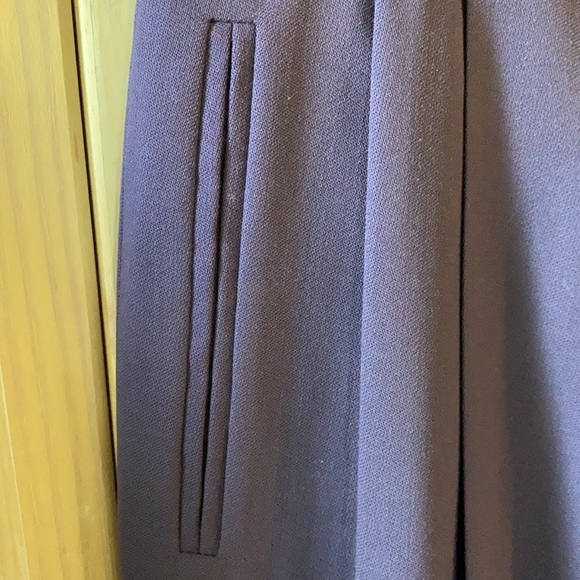 Eggplant purple pants suit wool crepe fully lined - Picture 11 of 12